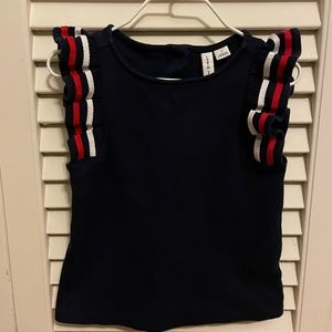 SOLD Janie & Jack Ruffle Sleeve Tank 4T